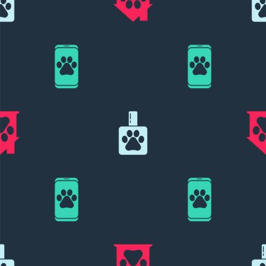 Evcil hayvan evi, şampuan ve veteriner kliniğini kusursuz bir düzene sokun. Vektör.