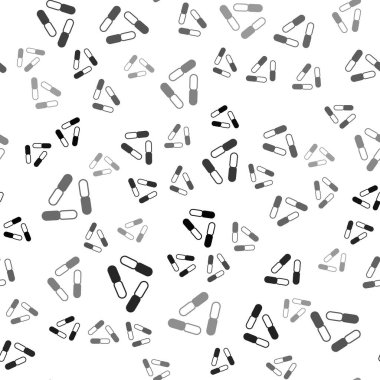 Siyah Virüs simgesi beyaz arkaplanda izole edilmiş. Corona virüsü 2019-nCoV. Bakteri ve mikroplar, hücre kanseri, mikrop, mantar. Vektör.