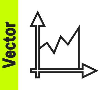 Siyah çizelge, çizelge, çizelge, diyagram, bilgi, beyaz arkaplanda izole edilmiş turta grafik simgesi. Vektör.