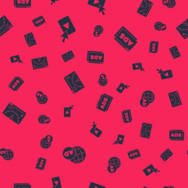 Reklamcılığı, web sitesi istatistiğini ve kusursuz şablonu ayarla. Vektör.