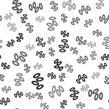 Siyah tıbbi hemoglobin eritrosit ikonu beyaz arka planda izole edilmiş pürüzsüz desen. Vektör.