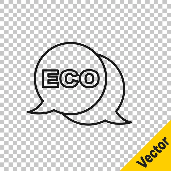 Czarna Linia Baner Etykieta Znacznik Logo Dla Ekologicznej Zielonej Zdrowej — Wektor stockowy
