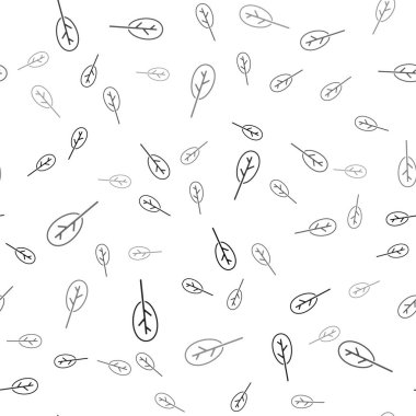 Siyah ıspanak simgesi beyaz arkaplanda izole edilmiş. Vektör.