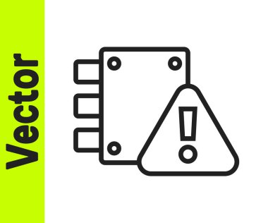 Beyaz arka planda izole edilmiş siyah çizgi ev koruma simgesi altında. Eve git ve kilitle. Koruma, güvenlik, güvenlik, koruma, savunma konsepti. Vektör.