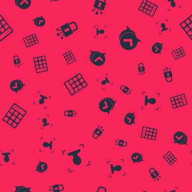 Yüz tanıma, siber güvenlik, parola koruması ve konuşma baloncuğunda pürüzsüz bir şablon oluştur. Vektör.