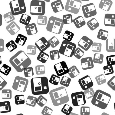 Siyah okul sınıf simgesi, beyaz arka planda izole edilmiş kusursuz desen. Okul konseptine geri dönelim. Vektör.