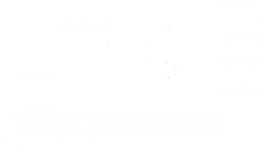 Siyah çizgi, beyaz arka planda izole edilmiş bir kase ikonunda balık servisi yapıyor. 4K Video hareketli grafik canlandırması