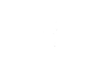 Siyah çizgi pusula simgesi beyaz arkaplanda izole edildi. Rüzgâr yön bulma sembolü. Rüzgar gül işareti. 4K Video hareketli grafik canlandırması