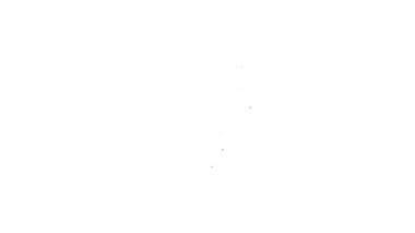 Siyah çizgi rahibi simgesi beyaz arkaplanda izole edildi. 4K Video hareketli grafik canlandırması