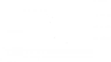 Siyah çizgi korkunç zombi parmak ikonu beyaz arka planda izole edilmiş. Mutlu Cadılar Bayramı Partisi. 4K Video hareketli grafik canlandırması