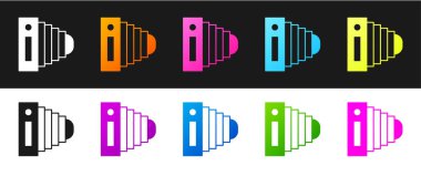 Fotoğraf makinesi simgesini siyah beyaz arkaplanda izole et. Foto kamera. Dijital fotoğrafçılık. Vektör.