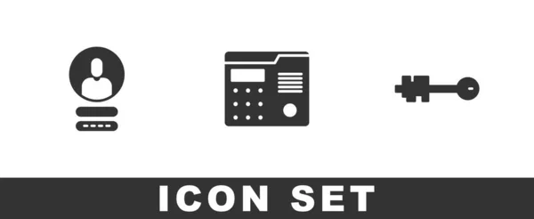 House Intercom 시스템 아이콘 Vector — 스톡 벡터