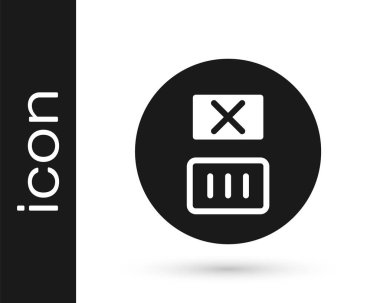 Siyah yıkama beyaz zemin üzerinde 90 derecenin altında izole edilmiş bir ikon. Sıcaklık temizleyicisi.