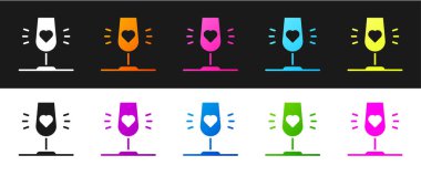 Şarap kadehi simgesini siyah beyaz arkaplanda izole et. Şarap kadehi işareti. En sevdiği şarap. Vektör