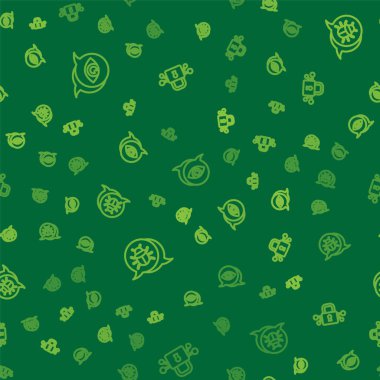 Hat göz taramasını, sistem hatlarını ve Siber güvenliği kusursuz şekilde ayarla. Vektör