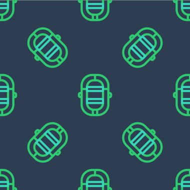 Rafting teknesi simgesi mavi arka planda izole edilmiş. Şişme bot. Su sporları, ekstrem sporlar, tatil, tatil. Vektör