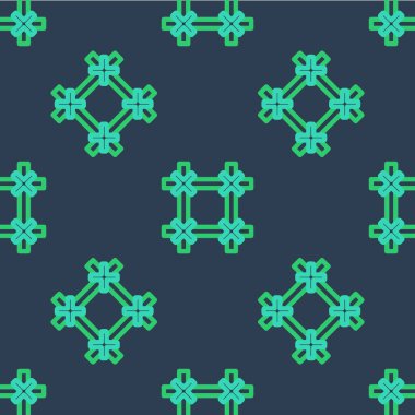 Hat Cezaevi pencere simgesi mavi arkaplanda izole edilmiş. Vektör