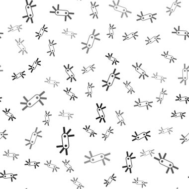 Siyah Araç allen tuşları simgesi beyaz arkaplanda izole edilmiş pürüzsüz desen. Vektör