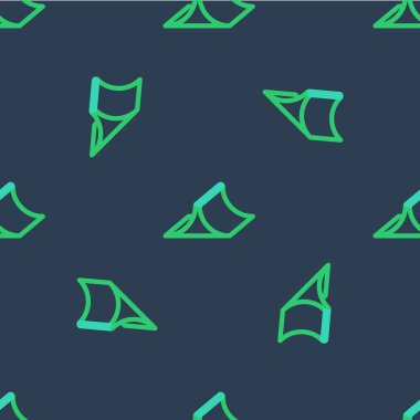 Line Skate Parkı simgesi mavi arkaplanda izole edilmiş. Rampa seti, paten parkı için merdiven. Olağanüstü bir spor. Vektör