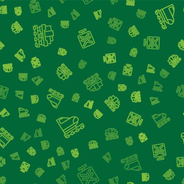 Yük vagonunu, yüksek hızda ve demiryolu geçidini kusursuz bir şekilde ayarlayın. Vektör