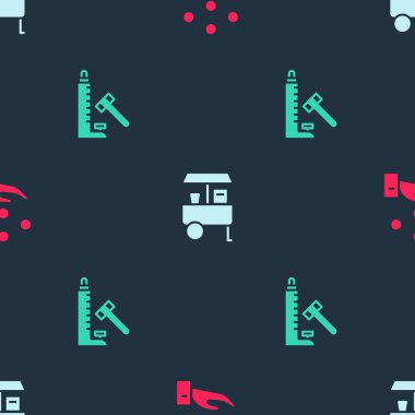 Hokkabazlık topunu, Fast Street yemek arabasını ve Striker çekiciliğini ayarlayın. Vektör