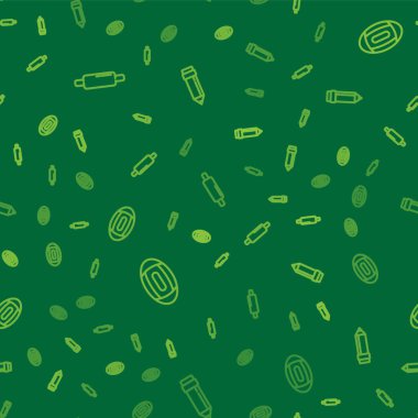 Çizgili yuvarlak pim, Amerikan futbol topu ve silgisiz silgiyle silgi. Vektör