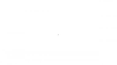 Beyaz arkaplanda siyah çizgi Kar Tanesi simgesi izole edildi. Mutlu Noeller ve mutlu yıllar. 4K Video hareketli grafik canlandırması