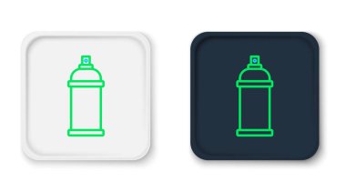 Beyaz arkaplanda çizgi boyası ikonu izole edildi. Renkli taslak konsepti. Vektör