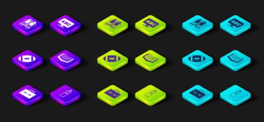 Çanta, dolmakalem ucu, Amerikan futbolu, açık kitap, alfabe ve okul servisi simgesi. Vektör