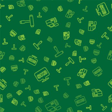 Çizgi kaykay T aracı ve sinema kamerasını pürüzsüz modele ayarlayın. Vektör