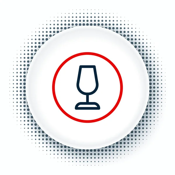 Beyaz arkaplanda izole edilmiş dağıtım kutuları simgesi için kırık çizgi sembolü. Renkli taslak konsepti. Vektör