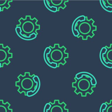 Hat Telefonu 24 saat destek ikonu mavi arka planda izole edilmiş pürüzsüz desen. Tüm gün müşteri destek merkezi. Tam zamanlı çağrı servisi. Vektör