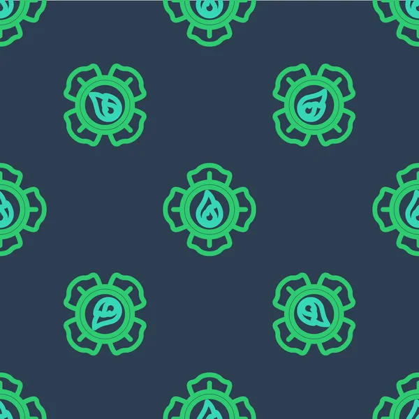 İtfaiyeci ikonu mavi arka planda izole edilmiş. Vektör