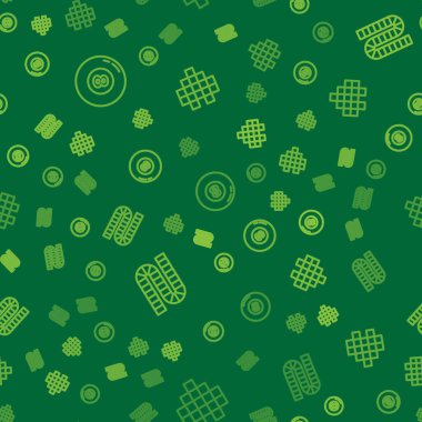 Bilardo bilardo topu, masa oyunu ve Pikselin kalplerini pürüzsüz bir şablona göre ayarla. Vektör