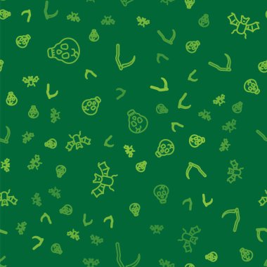 Kurukafa, Uçan Yarasa ve Tırpan 'ı kusursuz bir düzene sokun. Vektör