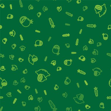 Domates, Limon ve Havuç çizgisini kusursuz bir şekilde ayarlayın. Vektör