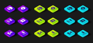 Turist, dalış maskesi ve şnorkel, aşçı, pasaport, yolcu gemisi ve gözlüklü konum. Vektör