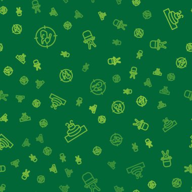 Hunt 'ı hedef tahtası, Çeşme ve Sihirbaz şapkası ve kusursuz desenli bir tavşana ayarla. Vektör