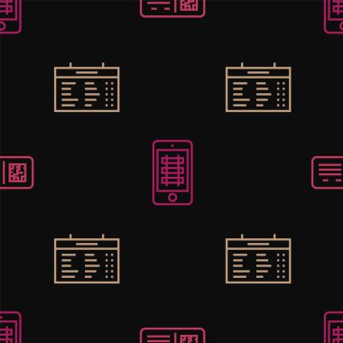 Hattı QR kod bilet treni, tren istasyonu binişi ve alımı kusursuz bir şablona ayarlayın. Vektör.