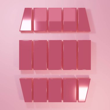 Pembe tahta varil ikonu pembe arka planda izole edilmiş. Alkol fıçısı, içki kabı, bira için tahta fıçı, viski, şarap. Minimalizm kavramı. 3 Boyutlu resimleme.