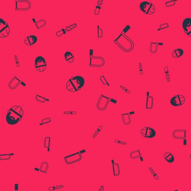 Demir Testere Rasp metal dosyasını Oduncu 'ya ve kusursuz desene ayarlayın. Vektör.