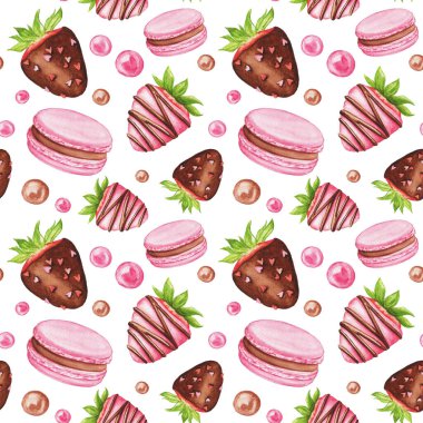 Tatlıların farklı türlerinin kusursuz deseni 