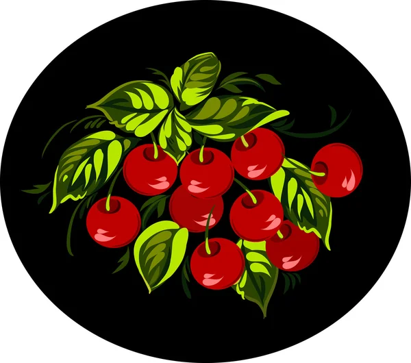 Cereza — Vector de stock