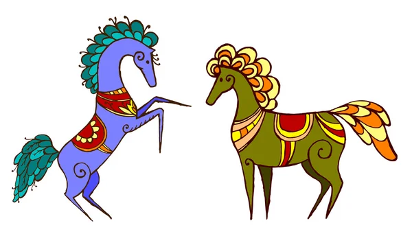 Сказочная лошадь — стоковый вектор