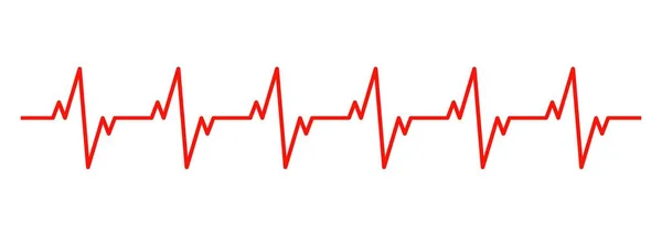 Hartslag Ritme Lijn Icoon Cardiogram Vector Eps — Stockvector