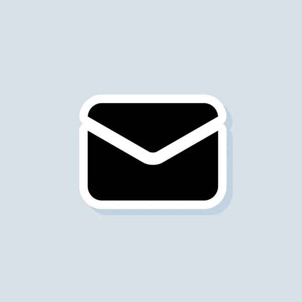 Mail Aufkleber Umschlag Newsletter Logo Mail Und Messaging Symbole Vektor — Stockvektor