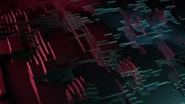 Kusursuz Döngü, Parlak Yumuşak Düz Yüzey Soyut Arkaplan