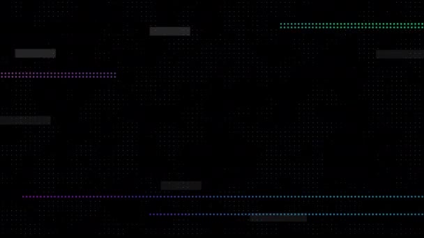 无缝线环路未来主义数字动作游戏 — 图库视频影像