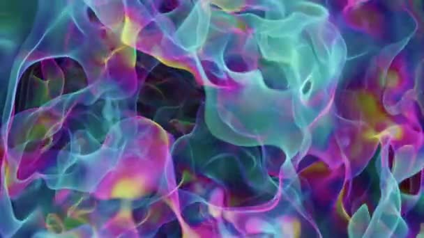Loop Sem Costura Abstract Multicolored Smoky Pattern — Vídeo de Stock