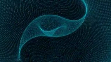 Kusursuz Döngü Güzel Soyut Dalga Teknolojisi Arkaplanı